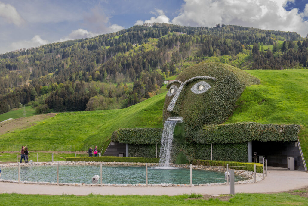 The Giant at Swarovski Kristallwelten in Wattens, Austria.